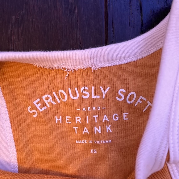 Aéropostale Yellowish-Orange Halter Tank Top Size XSmall - Picture 3 of 5